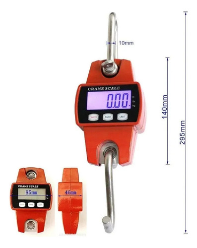 Para 1 Balança Digital Portátil De Gancho Suspenso 300 Kg