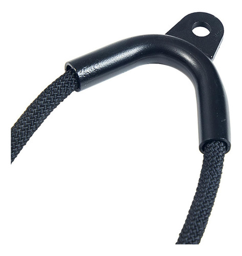 Accesorio Para Tirar Hacia Abajo De Tríceps Cuerda Negro