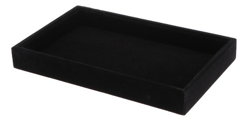 Bandeja De Joyería De Apilable Para Pendientes, Negro