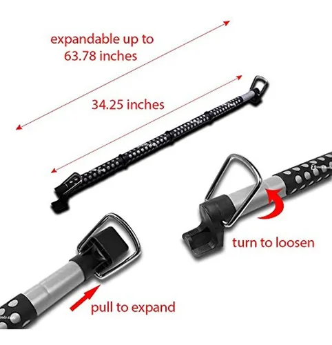 Zento Deals - Barra De Percha Extensible Para Colgar Ropa