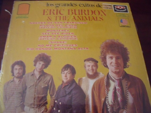 Lp Eric Burdon The Animals, Los Grandes Exitos