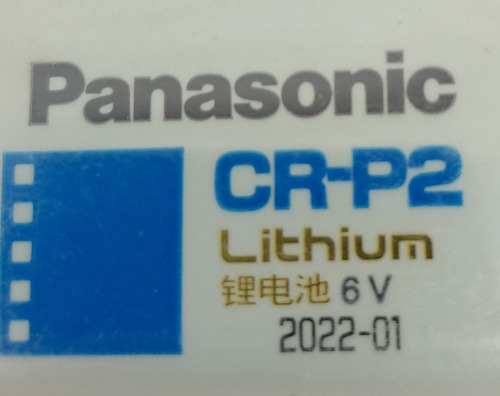 Batería Panasonic Cr-p2 6v 1400 Mah Lithium Pilas