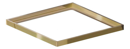 Elleve - Porta Grelha Quadrado 150mm Gold Para Ralo Linear