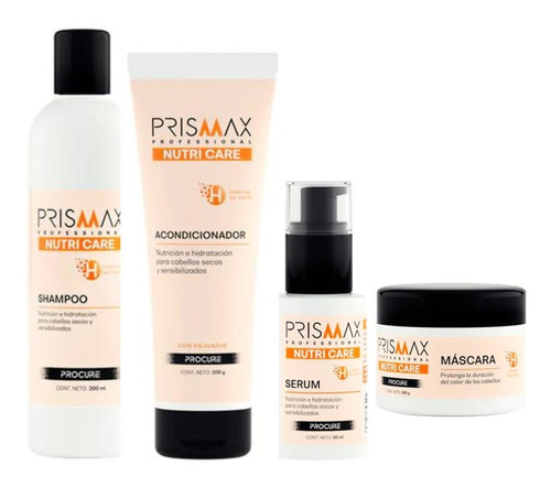 Kit Completo Sh Aco Serum Masc Nutri Care Prismax