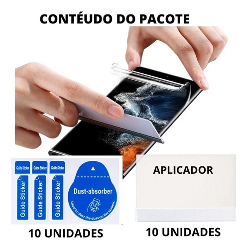 200 Espatula + 200 Sticker + 200 Wipes Aplicação Pelicula