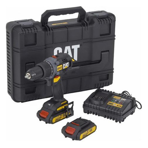 Furadeira Caterpillar Com Maleta Carregador Cinto Bateria