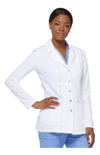 Imagen 2 de 7 de Dickies 82400 Bata Médica De Mujer Xtreme Stretch Corta