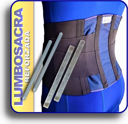 Faja Lumbar Lumbosacra Varillas Aluminio Y Plastico Reforzad