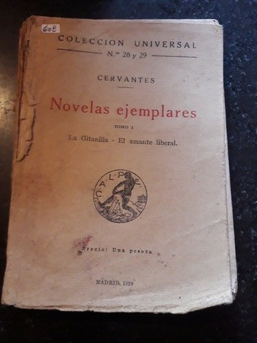 Libro Novelas Ejemplares Cervantes La Gitanilla El Amante Li