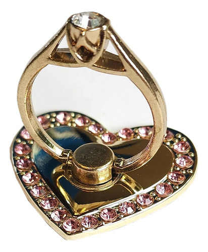 Imagen 6 de 10 de Anillo Soporte Ring Para Celular Seguridad Con Strass