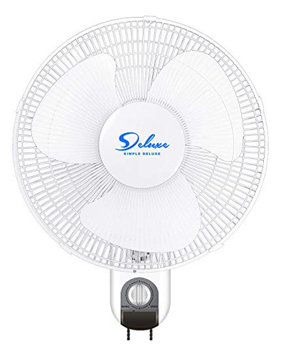 Ventilador De Pared Ajustable 16puLG 3 Velocidades - Simple