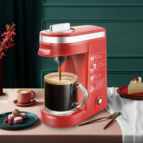 Cafetera Cápsula Elétrica Chulux Compacta 800w Roja