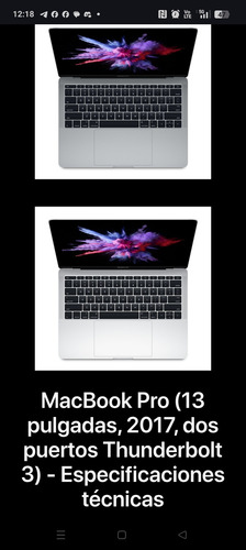Macbook Pro A1502 13.3 128gb Ssd - Intel Core I5 (Usado)