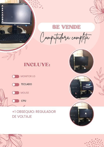 Imagen 5 de 5 de Computadora Completa De Escritorio Intel Pentium