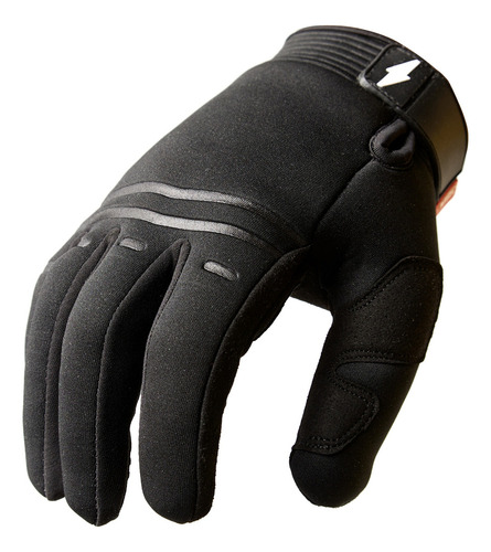 Guantes Moto Mac Atomic Touch Neoprene Frio Invierno Color Negro Talle Xl