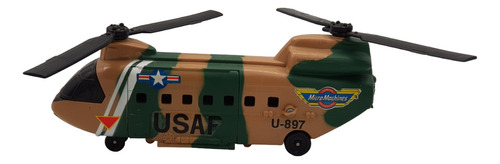 Helicóptero Case Usaf U897 Micro Machines 1989 Usado