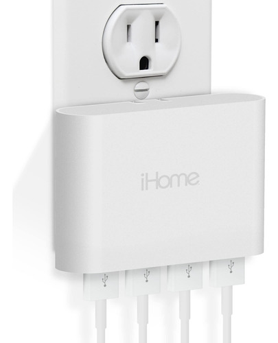 Ihome Ac Pro Cargador De Pared O De Viaje Usb De 5.4 Amperio