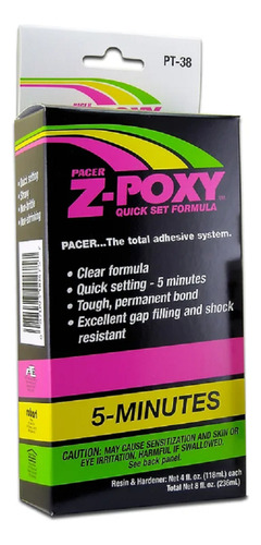 Cola Epoxy 5 Minutos 237 Ml - Z-poxy - Zap