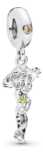 Charm Vaquerita Jessie Toy Story Comp Pan Plata Ley S925
