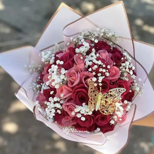 100 Hojas De Papel Coreano Rx Para Tu Ramo De Flores Surtida