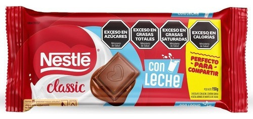 Chocolate con leche Nestlé Classic® - X 150gr