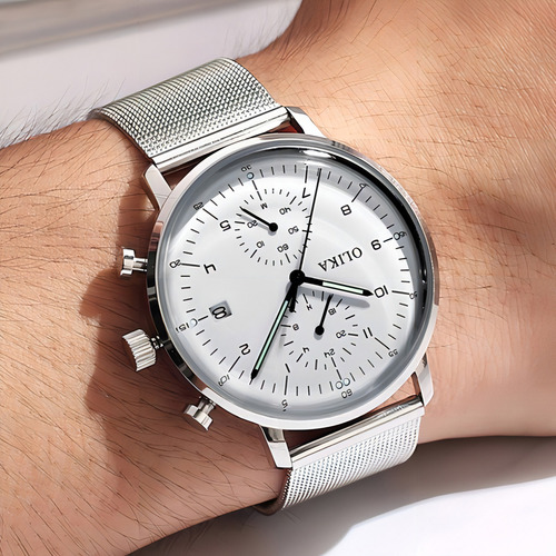Olika Reloj Luminoso Cronógrafo Ultrafino Para Hombre