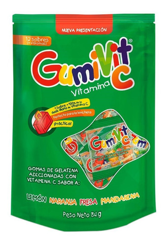 Gumivit Gomas Con Vitamina C - Unidad a $1592