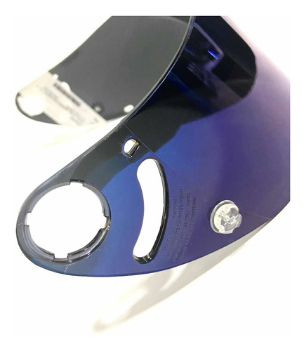 Imagem 3 de 3 de Viseira Shark Rsr/rsr2/r8x Iridium Azul Original