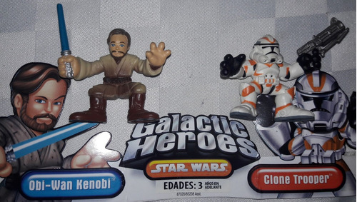 Star Wars Galactic Heroes Obi Wan Kenobi & Clone Trooper Has