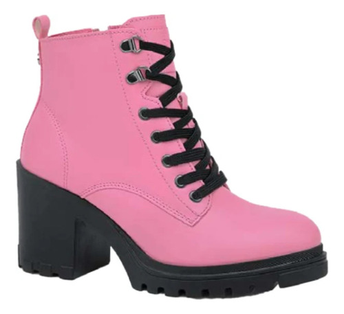 Bota Para Dama Hpc Polo 8617 Color Rosa Antiderrapante