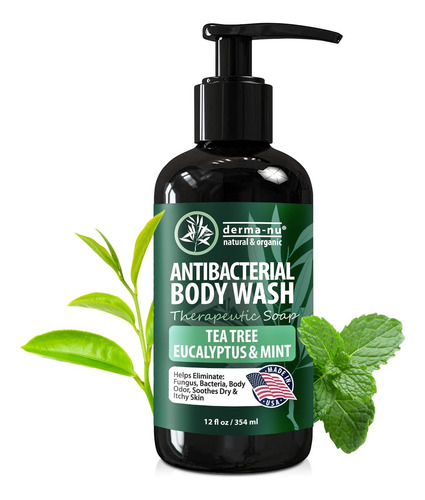 Sabonete Antibacteriano Derma-nu Com Melaleuca 12 Oz