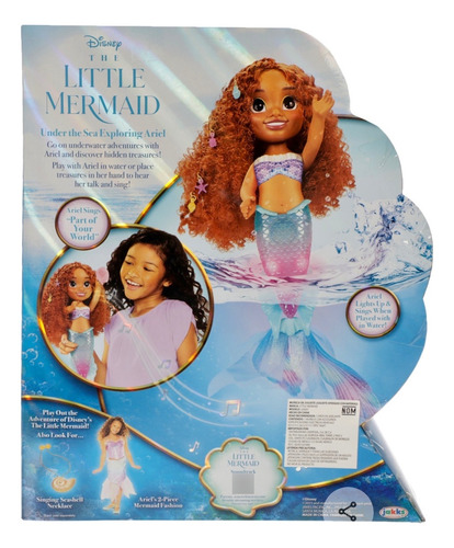 Muñeca Ariel La Sirenita Explora Bajo El Mar