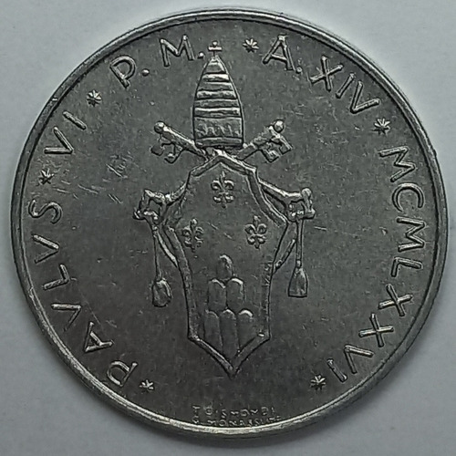 Vaticano - 10 Liras 1976 Pez - Km 119 (ref C1)