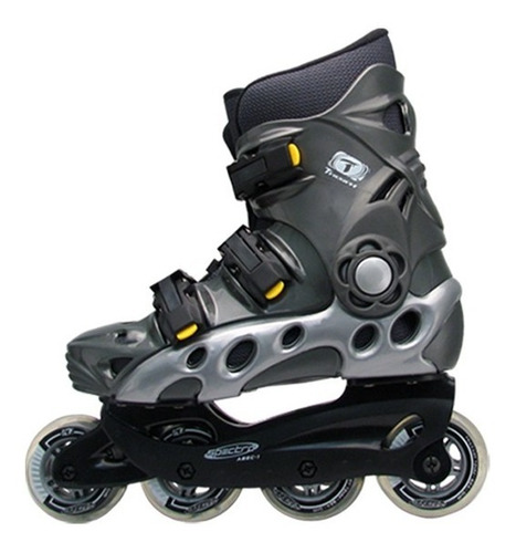 Patins Inline Recreação Traxart Spectro 72mm Abec-3 + Brinde