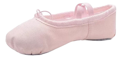 Zapatillas Media Punta Lona Y Gamuza Ballet Niña,yoga