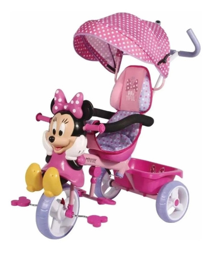 Triciclo Infantil Disney Minnie Mouse 3 En 1.