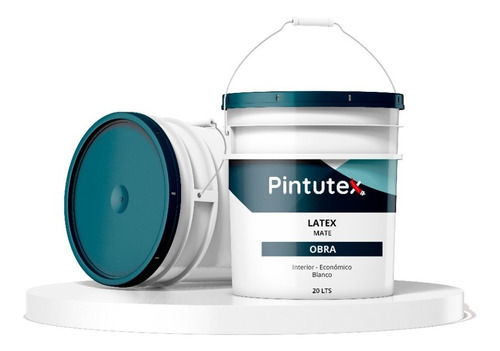 Pintura Látex Interior Blanco Obra X 20lts Pintutex