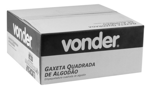 Gaxeta De Algodão Quadrada Ensebada 3/16pol C/ 130mts Vonder