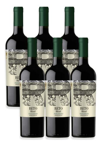 Vino Tinto Reto Red Blend Suelos Profundos 750ml Caja X6u