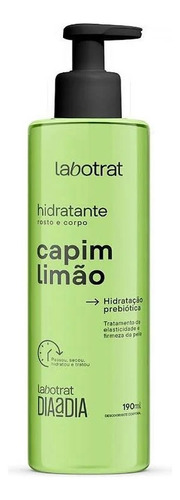 Hidratante Rosto Corpo Capim Limão Dia Dia 190ml - Labotrat