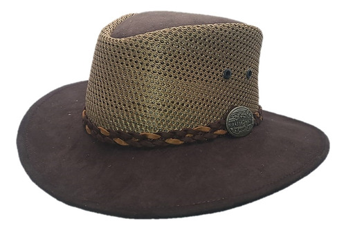 Sombrero De Malla Ligero Y Transpirable Con Trenza, Unisex