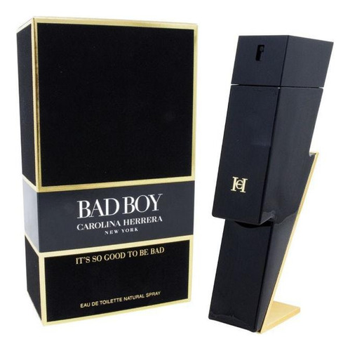 Perfume Carolina Herrera Bad Boy Edt 100ml Original Oferta