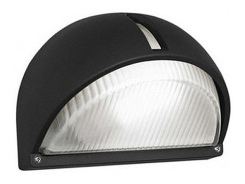 Aplique Exterior Diagonal E27 Led Negra Level Lucciola 