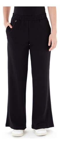 Pantalón Palazzo De Punto Tramado Esther Mujer Asterisco