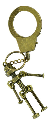 Paquete De 2-4 Llaveros Con Colgante De Robot Con Tornillo