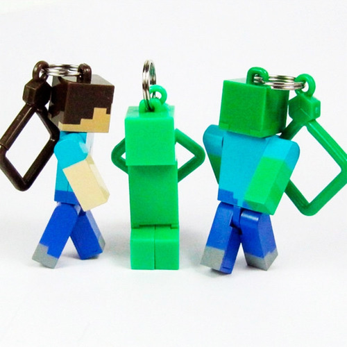 Llaveros De Minecraft (set 10 Piezas) 5 A 8 Centímetros