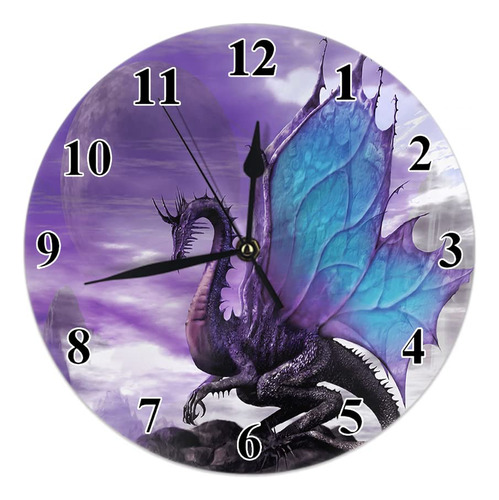 Reloj Pared Dragon Medieval Fantasia Animal Magico