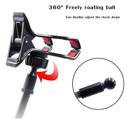 Soporte Celular Auxo-fun Universal, Flexible Brazo, Clip