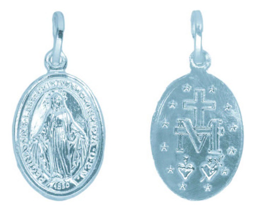 Dije En Plata L925 Virgen Milagrosa #5 Laniajoyeros