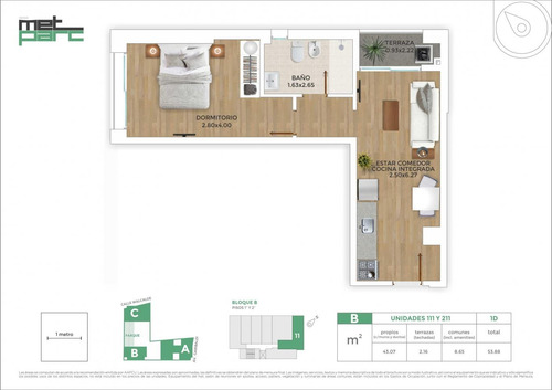 Imagen 11 de 21 de Apartamento 1 Dormitorio, La Blanqueada. X11.